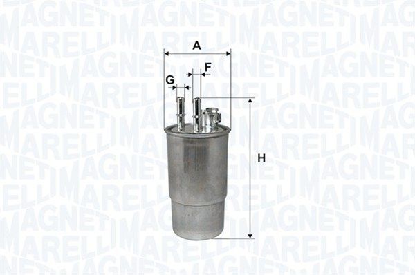 MAGNETI MARELLI Топливный фильтр 152071760564